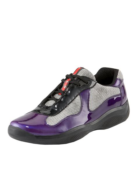 prada mens sneaker boots|purple prada sneakers for men.